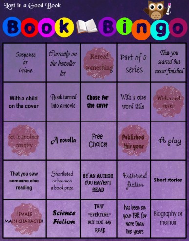Bingo card in use