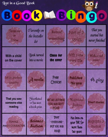 Bingo card in use